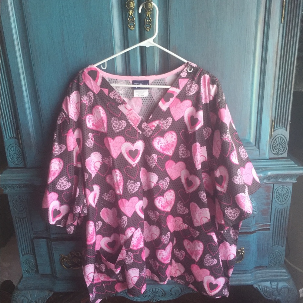 Plus Size Scrub Top